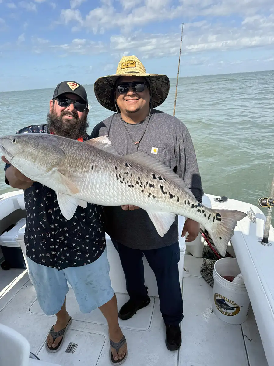Open water and sky along the Texas coast